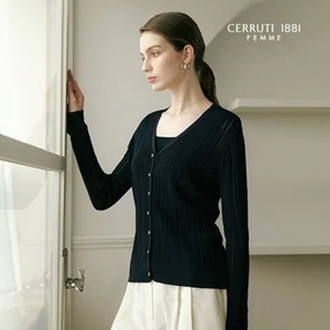 세루티1881 [온플]세루티 24SS 시스루 가디건 앙상블