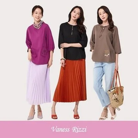 하프클럽/바네사리찌24SS 바네사리찌 프리티 자수 블라우스 3종