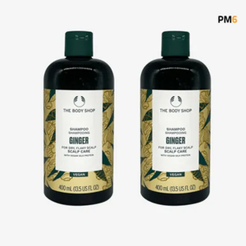 더바디샵 진저 샴푸 스켈프 두피 케어 400ml 2개입, 진저 스켈프 케어 샴푸 400ml 2개입, 2개