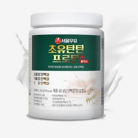 서울우유 초유탄탄 프로틴 플러스 1통 프리미엄 초유 단백질 보충제, 1통(240g 6일분), 240g, 1개