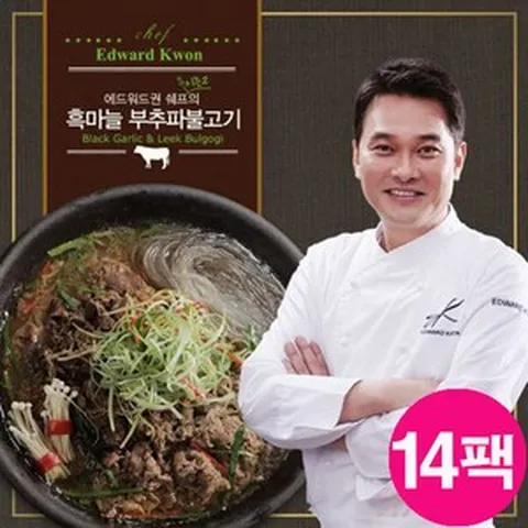 [에드워드권] 흑마늘 부추파불고기 300g, 없음, 14개