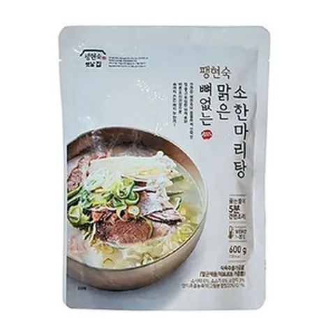 팽현숙의 맑은 소한마리탕 600g*10팩, 단일옵션, 10개, 600g