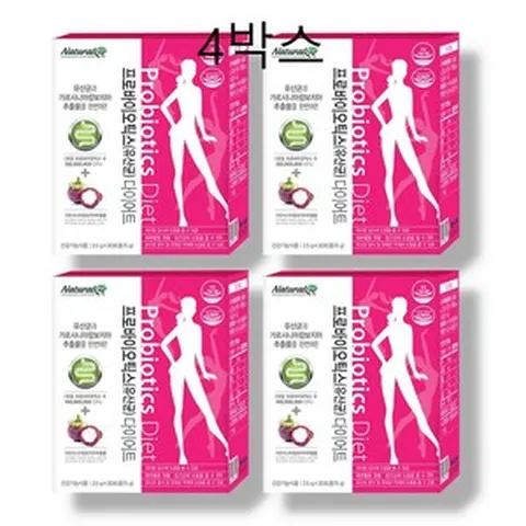 프로바이오틱스 비피더스 b3 다이어트유산균 신종유산균 HCA 가르시니아 락토바실러스 복합물 비피도 박티리움 비피덤 쓰리 체지방감소, 2, 4박스, 75g