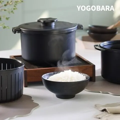 아토만 칼로다운 저당 밥솥 혈당 다이어트 당뇨 당질분리 캠핑 간편밥솥 2.4L, 1개