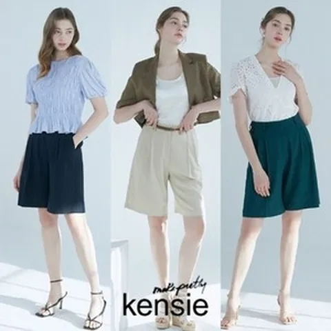 [켄지]23SS 프렌치린넨 하프팬츠 3종, 44