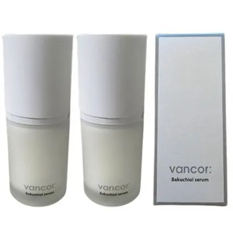 반코르 바쿠치올 세럼 승무원 미백 보습제, 2개, 30ml