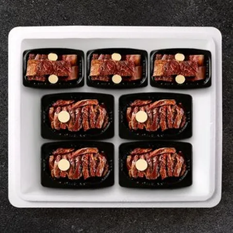 [무료배송/당일출고] 남영동양문 소갈비 뼈구이 600g + 양념 순살갈비살 300g 실속세트구성 (총 3kg) / 화제의 흑백요리사 출연! 고성현 셰프 밀키트