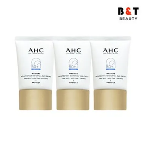 AHC 마스터즈 멜라 프로텍트 워터풀 선크림 40ml x3 박세리 선크림미백주름개선, 3개