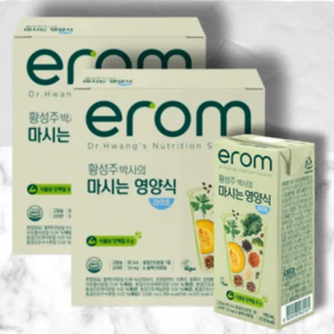 생활건강24 비건두유 마시는 영양식 단백질 비건 음료, 32개, 190ml