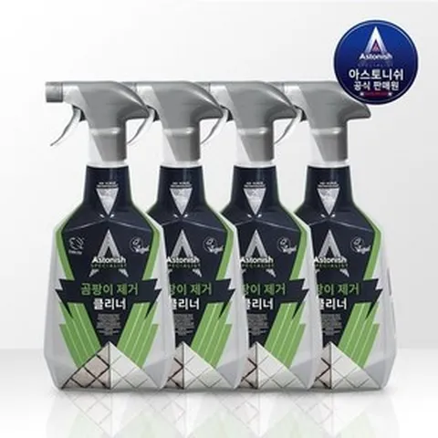 곰팡이 제거제 750ml 4개 아스토니쉬