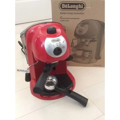 DeLonghi 에스프레소 카푸치노 메이커 레드 EC200N-R