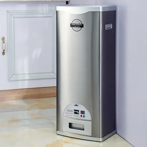 진공 쌀냉장고 밀폐쌀통 기계 잡곡 일본 주방용 저장소 25kg, 실버 30KG B