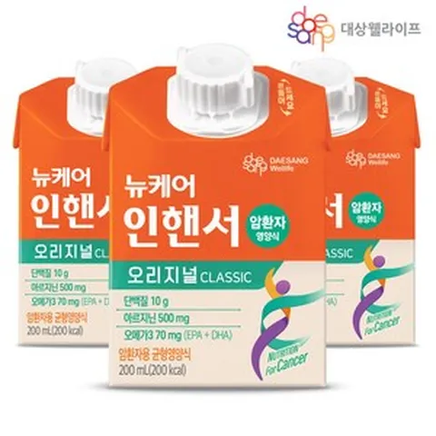 대상웰라이프 뉴케어 오메가 200ml 30팩 암환자영양식+사은품, 30개