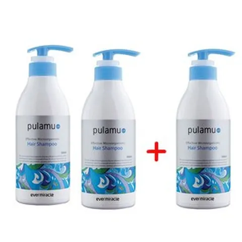 EM 헤어샴푸2개(500ml*2)구매시1개증정 가정의달 행사 유분제거 시원한 머리가 덜빠져요, 1조, 500ml@2