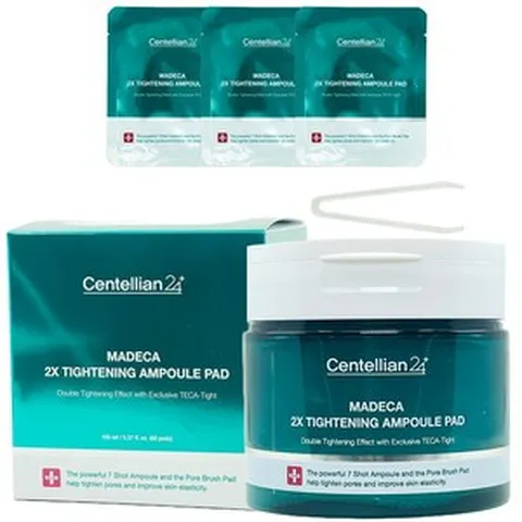 동국제약 센텔리안24 마데카 탄력 더블 타이트닝 앰플 패드 60매 + 파우치 3장 (6매), 1개, 165ml