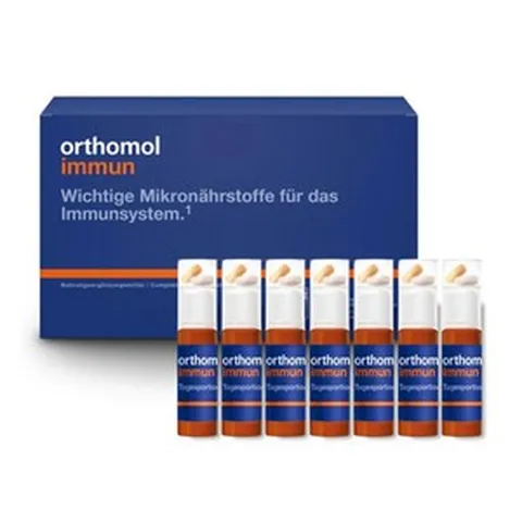 [독일직구] 오쏘몰 이뮨 7일 1박스 orthomol 독일 종합비타민(드링크+정제), 100개