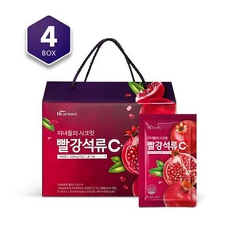 eTV 미녀들의 시크릿 빨강석류C+ 4BOX (70ml x 84포), 1