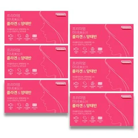 프리미엄 미녀의 콜라겐 양태반 30포X6박스, 75g, 6개