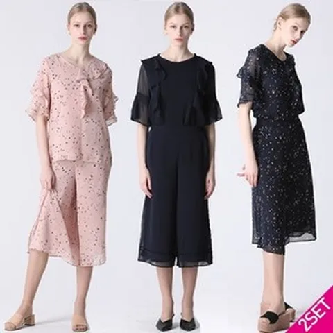 르오트 2SET [홈쇼핑방송/르오트(LeOT)] 아뜰리에 쉬폰 투피스 셋업 2종세트