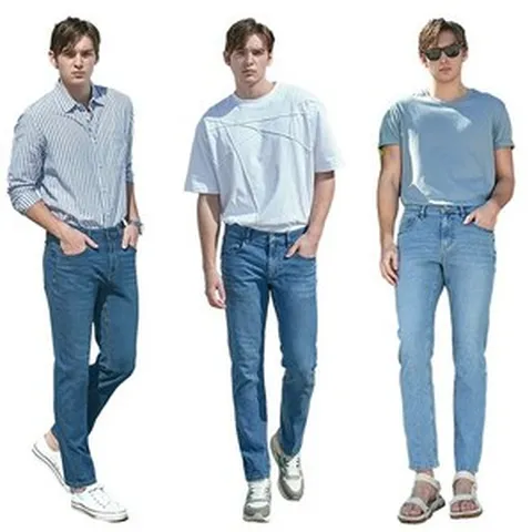 [쇼핑엔티] 인디고 랩 썸머 씬라이트 남성 데님 3종, 38