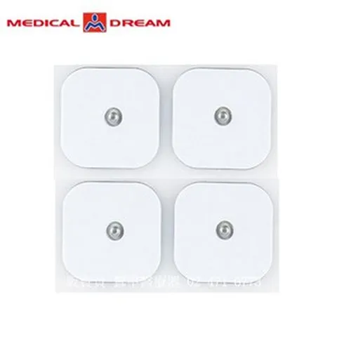 메디칼드림/저주파 자극기용 소형 패드 4조 8매(체외형 의료용)/개인용 저주파 자극기/휴대용 저주파 자극기/간편한 사용(제조사사정에따라 녹색패드로도 출고될수있습니다), 1세트