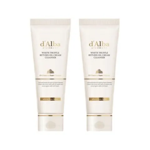 달바 화이트 트러플 리턴 오일 크림 클렌저 튜브형 100ml 1개, 100ml × 2개