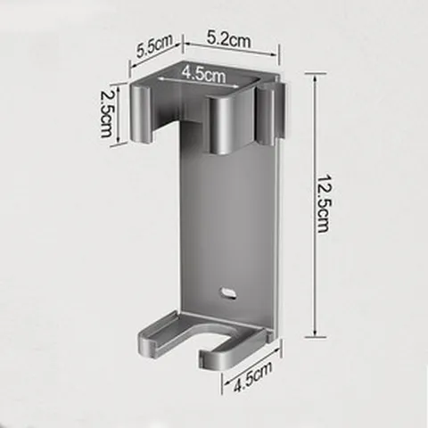 다이슨 에어랩 스타일러용 벽걸이 거치대 헤어 컬링 다리미 알루미늄 오거나이저 보관 랙 다양한 곱슬 헤어, 01 Gray