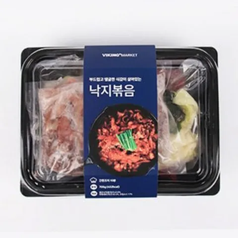 [바이킹스워프] 먹기 좋게 절단한 탱글탱글 낙지 낙지볶음, 1개, 705g