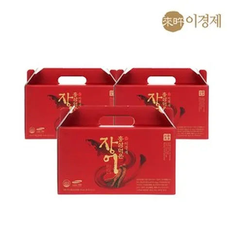 래오 이경제 홍삼먹은장어 진액 70ml X 90포, 3개, 2100ml