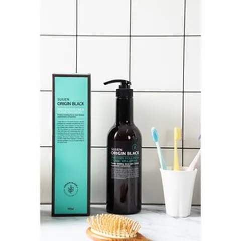 수앤 오리진 블랙 단백질 볼륨샴푸 700ml x 2, 2개, 0.7l