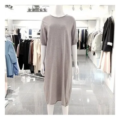 [모노앤밀키] DB_ 심플 롱원피스 (MWB04SO040)