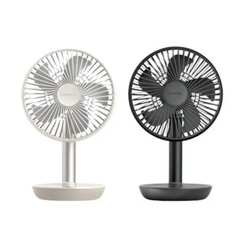 (코스트코) 루메나 탁상용 무선 선풍기 2개Lumena Portable DC Fan 2pk Fanstand Plus 3, 화이트 + 화이트