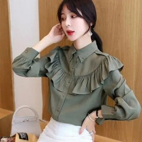 신민아 프릴랩 블라우스 이청아 제니 한예슬 s3a54