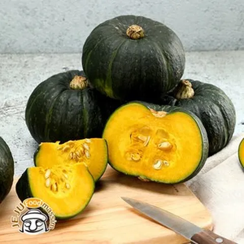 [제주푸드마씸] 곱다시제주 미니밤단호박(보우짱) 8kg (로열과 18-27과 실중량), 1개