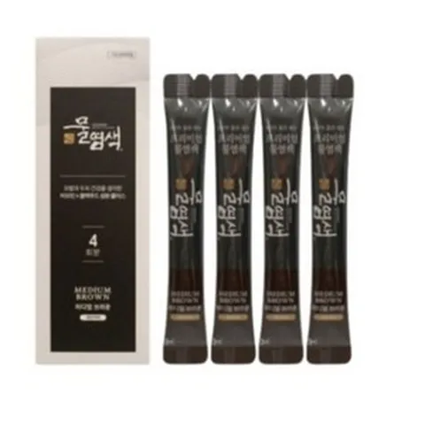 씨드비 프리미엄 물염색 5p, 다크브라운, 1개