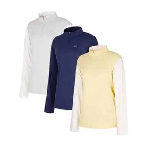 밀레 부드러운 착용감 여성 쿨 냉감 등산 아웃도어 긴팔 집업 티셔츠