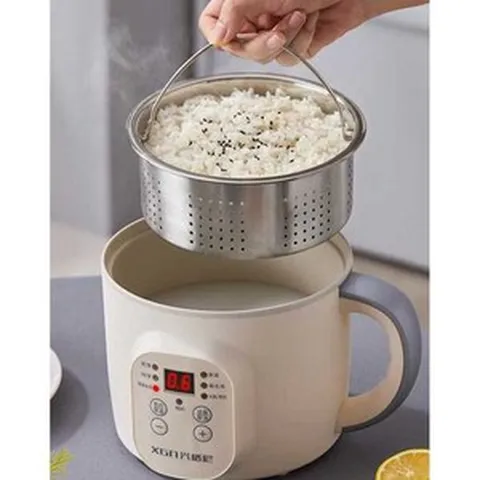 소형 저당 밥솥 당뇨 식단 당질저감 미니 밥통, 상세 페이지 참고, 1.5L 미니밥솥 +찜기