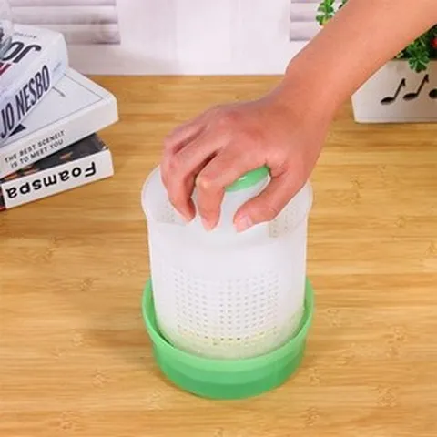 야채탈수기 야채 오이지 채소 소 물기제거 샐리드 탈수 압출기, 녹색