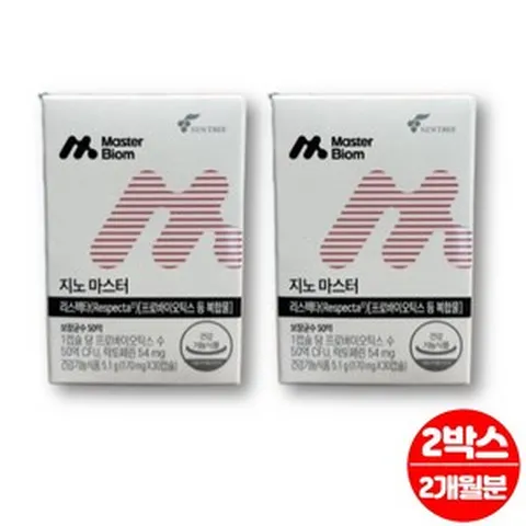 지노마스터 리스펙타 유산균 프로바이오틱스 프로바이오스틱 여성 Y존 케어 질유산균 질 분비물 장 건강 영양제, 2박스, 30매