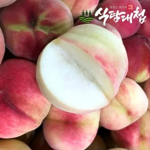 식탐대첩 국내산 딱딱이 복숭아 2kg 대과 5~7과내외, 1