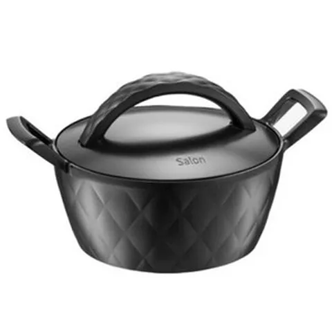 락앤락 인덕션 살롱 IH 양수냄비, 18cm, Black