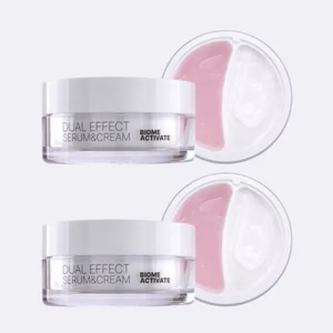 바이옴 액티베이트 [반반크림] 듀얼 이펙트 세럼 앤 크림, 2개, 70g