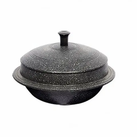 양면 코팅 만능 요리 옛날 가마솥 뚜껑 세트, 24cm