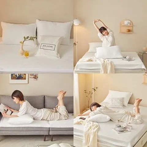 브랜드없음 [솔라자르] 코오롱원사 아이스톤 냉감패드 베게커버