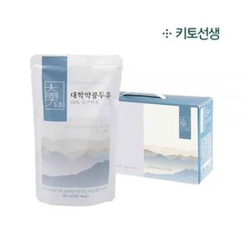 [당일발송] 대학약콩두유 100 국내산 무첨가 두유 1박스 (190ml x 20포) 11203481, 0.19l