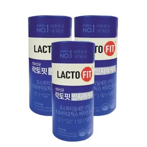 종근당건강 락토핏 인지력케어 PS 유산균 2g x 30포, 3개, 60g, 상세페이지 참조