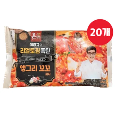 한맥 이경규의 리얼토핑폭탄 앵그리꼬꼬 피자 138g x 20개