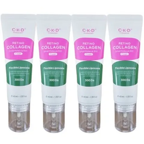 종근당건강 씨케이디 레티노콜라겐 저분자 300 크림 미백주름개선 피부탄력, 40ml, 4개