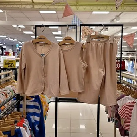 [밀리밤] -논현점@@ 빠른배송## 24년신상 쿨소재3셋업상하세트(바지무릎덮는 7부기장) MLRT24F62