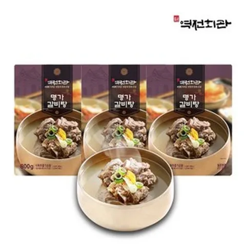 [역전회관] 명가갈비탕 800gx3팩, 1개, 800g